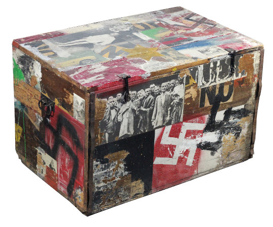 Boris Lurie, Immigrant's NO!box, 1963 © Boris Lurie Art Foundation